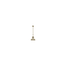 Linspiration Lighting LINCOLN 1 Light Pendant With 30cm Tiffany Shade In Cream And Amber