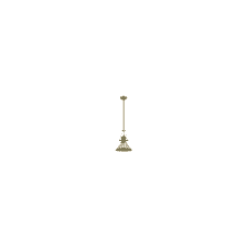 Linspiration Lighting LINCOLN 1 Light Pendant With 30cm Tiffany Shade In Cream And Forest Green