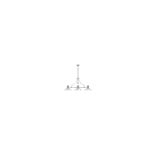 Linspiration Lighting LINCOLN 3 Light Polished Nickel Pendant With 30cm Flat Round Clear Glass Shade