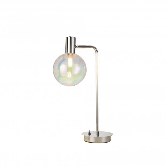  RYLEE Adjustable Table Lamp | 1 x G9 | Polished Chrome and Iridescent