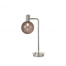 Linspiration Lighting RYLEE Adjustable Table Lamp | 1 x G9 | Polished Chrome and Smoked