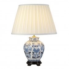 Blue and White Table Lamp 