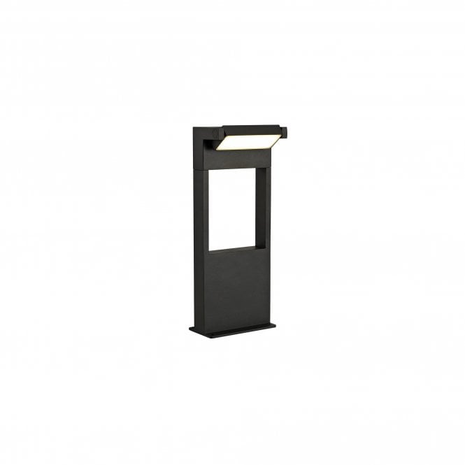 LOK outdoor adjustable LED post light in graphite black finish (short) with 3 year warranty