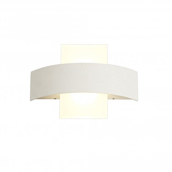 LOU twin LED outdoor wall washer light in sand white finish with 3 year warranty