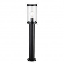 black outdoor pathway post light