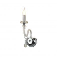 LUCENT Single Wall Light a chandelier Style Polished Chrome and Real Crystal