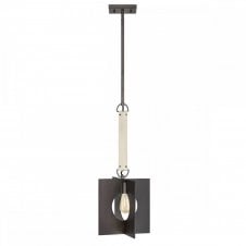 LUDLOW Single Pendant in Brushed Graphite