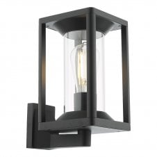 IP65 Outdoor Wall Light in Matt Black
