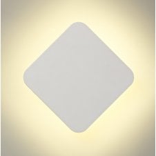 MADDI Diamond LED Wall Light in White with Magnetic Adjustability | 27cm