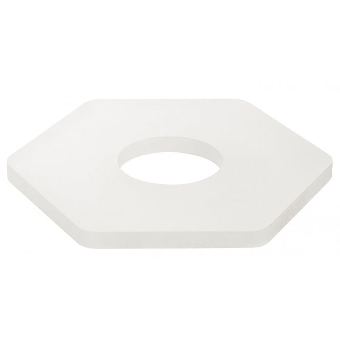 MADDI hexagonal frosted shade attachment for magnetic wall light