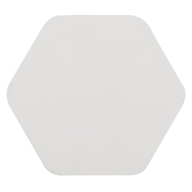 MADDI hexagonal sand white finish shade attachment for magnetic wall light
