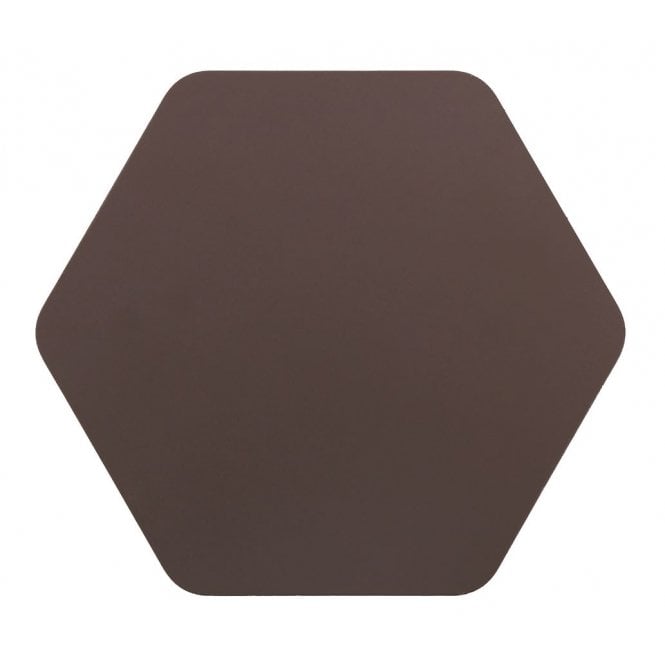MADDI large hexagonal coffee finish shade attachment for magnetic wall light