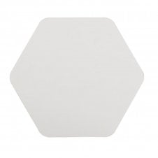 MADDI large hexagonal sand white finish shade attachment for magnetic wall light