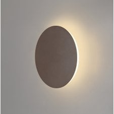 MADDI Round LED Wall Light in Mocha with Frosted Diffuser | 20cm