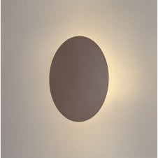 MADDI Round LED Wall Light in Mocha with Magnetic Adjustability | 20cm