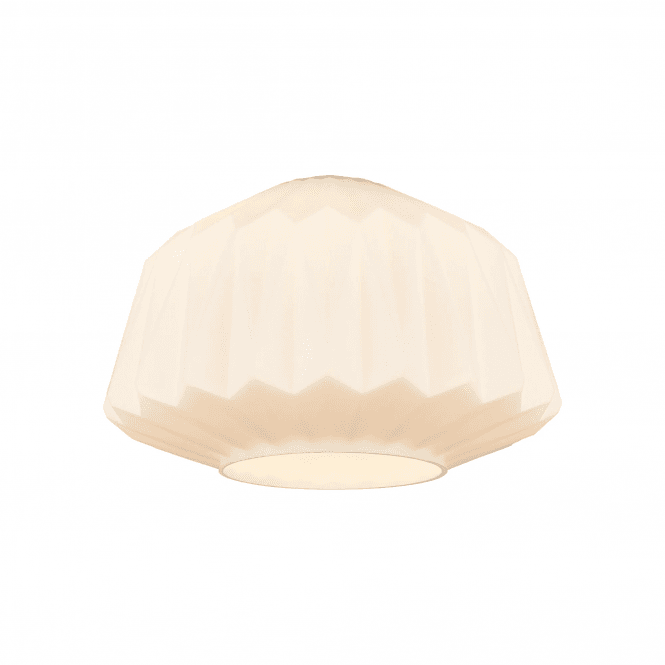 Maddy Origami Trapezium Glass Shade in Opal