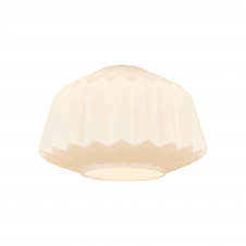 modern opal textured glass trapezium light shade for E27 suspension 