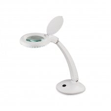 MAGNIFYING LED Table Lamp White