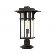 vintage exterior pedestal light in oil rubbed bronze finish - IP44