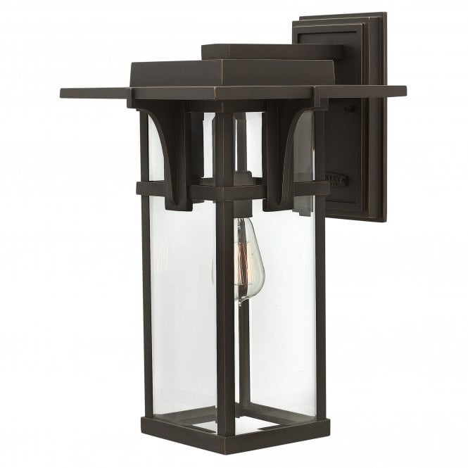 MANHATTAN modern classic train station outdoor wall lantern (large)