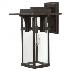 vintage exterior wall lantern in oil rubbed bronze finish - IP44