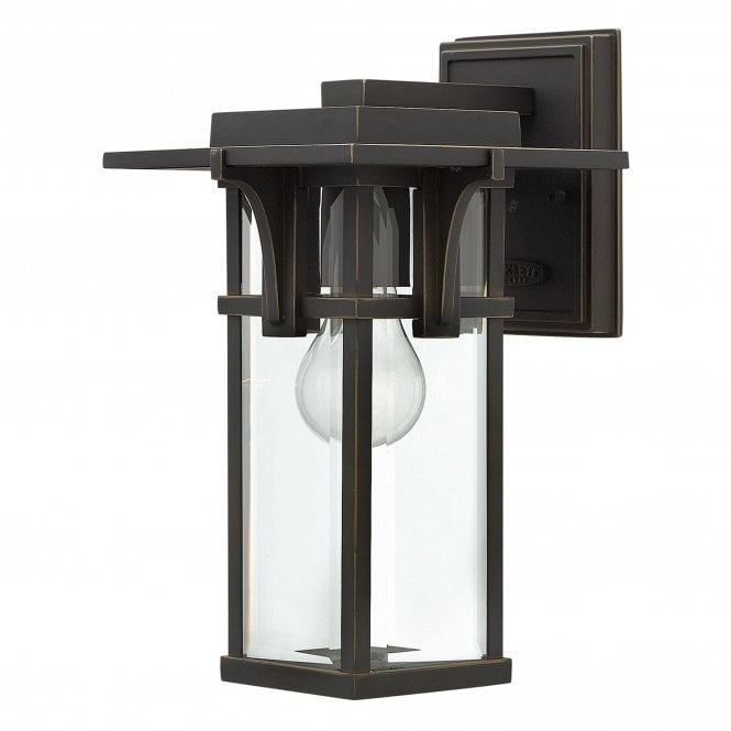 MANHATTAN modern classic train station outdoor wall lantern (small)