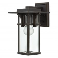 vintage exterior wall lantern in oil rubbed bronze finish - IP44