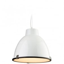 MANHATTAN white retro ceiling pendant