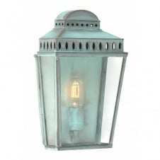 Traditional Verdigris Garden Wall Lantern
