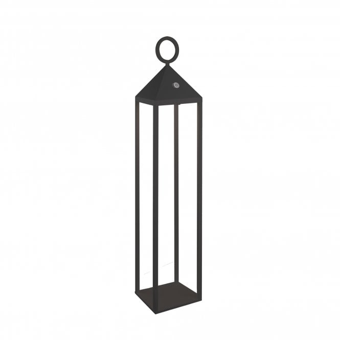  Astun Portable Lantern Large, 2.2W LED, 3000K, 188lm, IP54, USB Charging Cable Included, Graphite, | Solar Powered