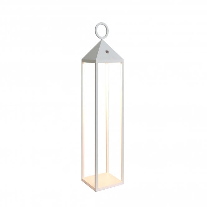  Astun Portable Lantern Large In White , IP54 Rated, USB Charging Cable Included