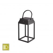 Mantra Sapporo Large Solar Portable Lantern, IP54, Graphite