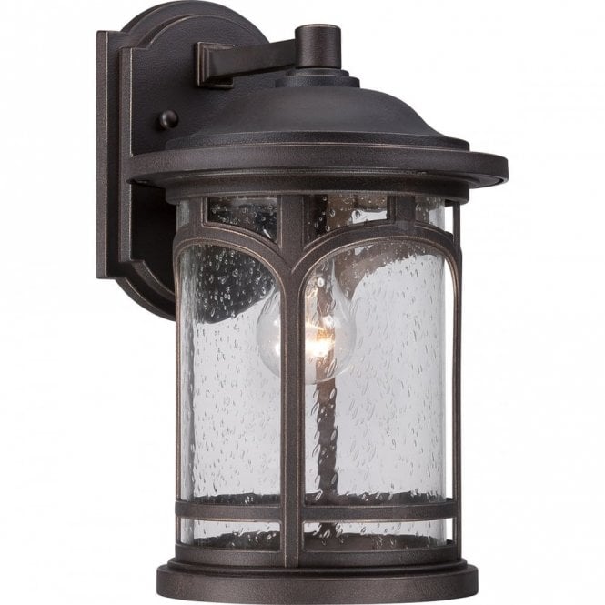 MARBLEHEAD palladian bronze outdoor wall lantern (medium)