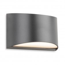 outdoor resin wall light with integrated LED