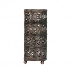 Moroccan Table Lamp in copper 