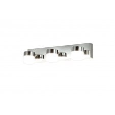 Over mirror light fitting for bathroom triple row spots