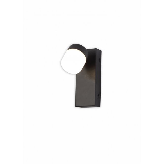 MARQUIS Adjustable LED Wall Light in Sand Black | IP44 with 3 year warranty