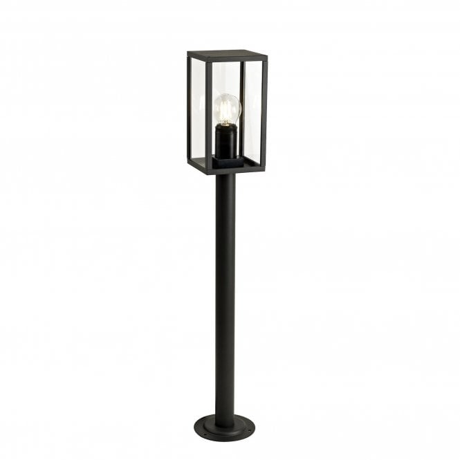 MARTY modern graphite black outdoor box post light