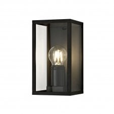 MARTY outdoor box wall lantern in graphite black finish