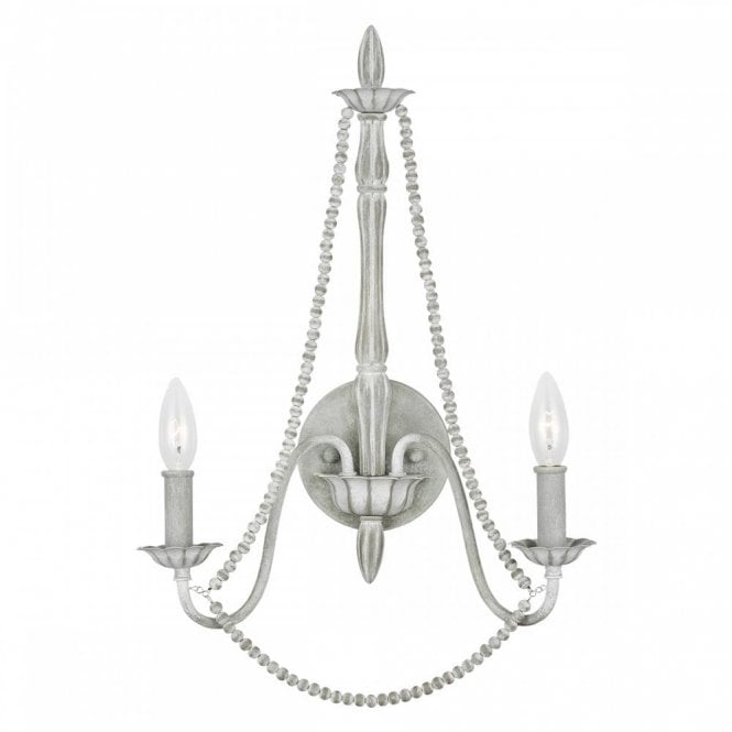 MARYVILLE 2 Light Wall Light Washed Grey