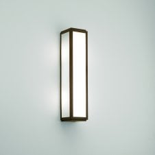Modern Bathroom Wall Light in Bronze