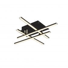 MATRIX 4 Light Black Led Flush Fitting
