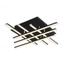 MATRIX 6 Light Black Led Flush Fitting