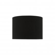 24cm Cotton Drum Shade in Black