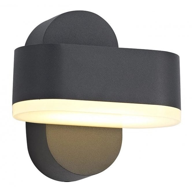 MAYA IP54 anthracite LED wall light with 3 year warranty