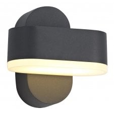 anthracite LED outdoor wall light