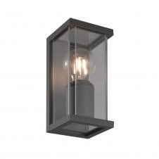 Meribel Outdoor Wall Lamp, 1 x E27, IP54, Graphite, 2 Years Warranty