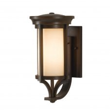 modern classic bronze outdoor wall lantern - IP44