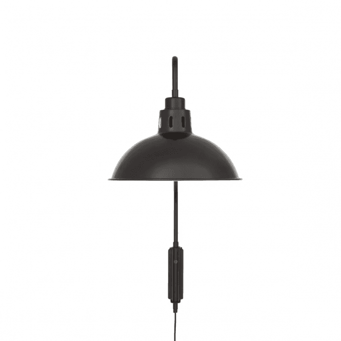 MESA Vintage Swing Arm Wall Light Matte Black
