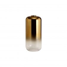 METALOMBRE Brass Gold/Clear Easy Fit Ceiling Shade 16cm